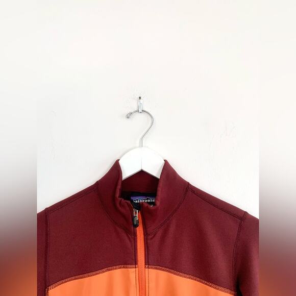 Patagonia Orange and Red Zip Up Jacket - Picture 11 of 14